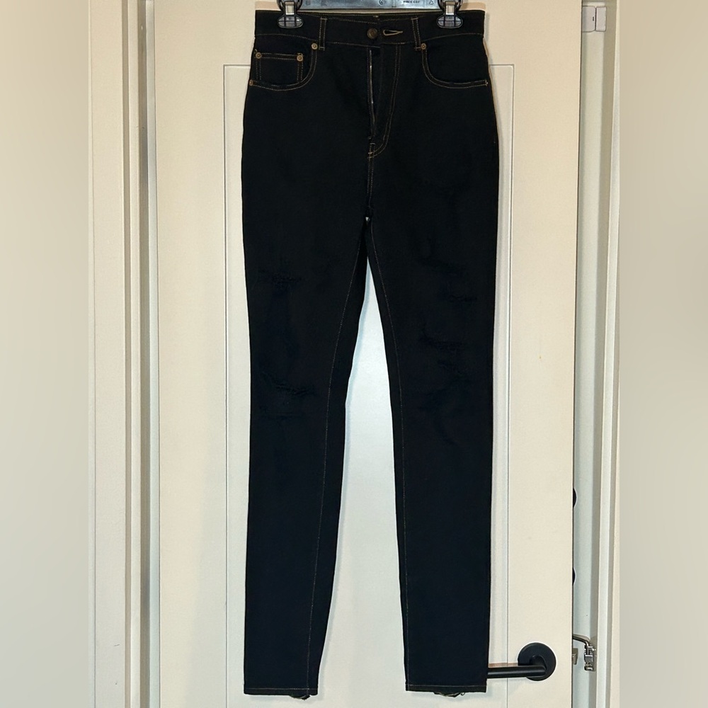 Like New Saint Laurent Distressed Jeans Size 4